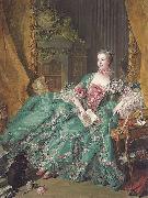 Francois Boucher Portrait de Madame de Pompadour oil painting artist